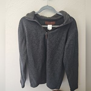 Woodland Trail Knitted Mens Sz Medium Fleece Lined Jacket